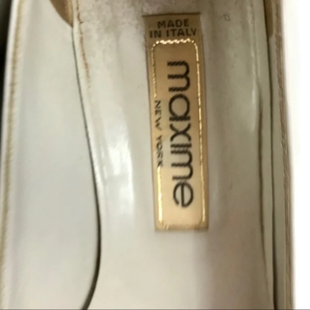 Vintage Ruffle Peep-Toe Flats‎